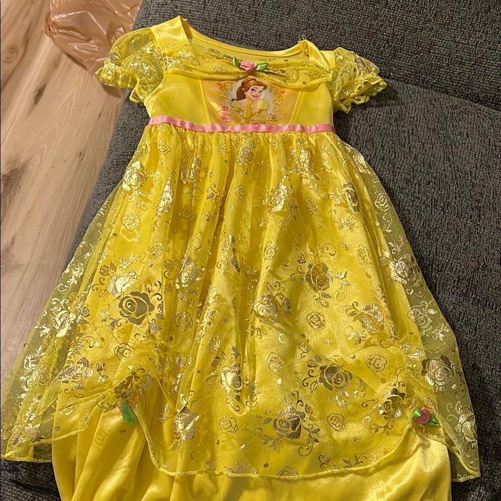 Yellow Princess Kids Costume
